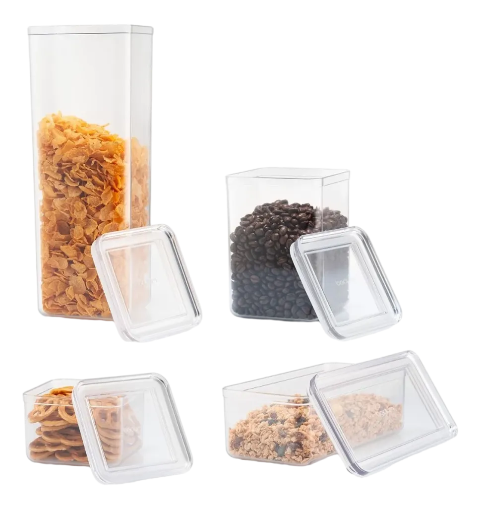 Voorraadpot Bodum Bodum Canteen Transparent (Set van 6)