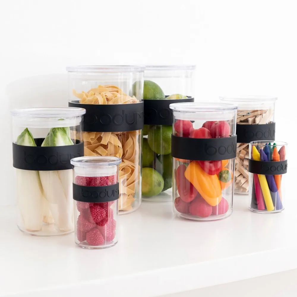 Bodum Voorraadpot Presso Black (Set van 2) Discount