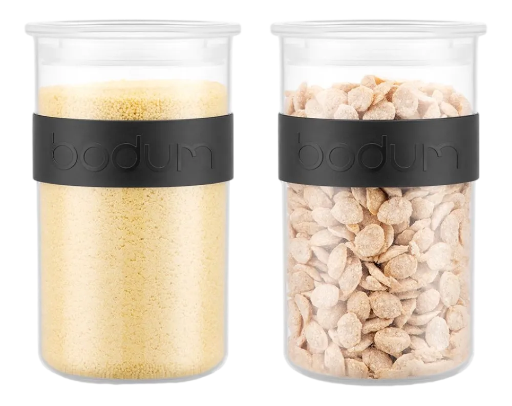 Bodum Voorraadpot Presso Black (Set van 2) Discount