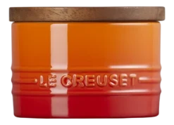 Voorraadpot Le Creuset Stoneware Signature Met Deksel Oranjerood 7,5 cm (200 ml)