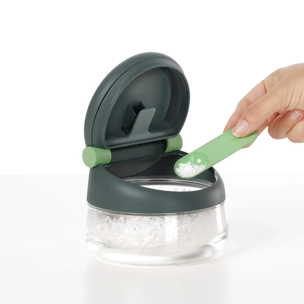 Lekue Voorraadpot Lékué Zoutpot met Deksel Grey New
