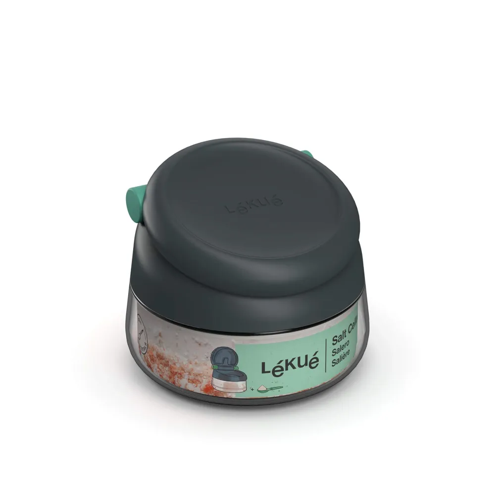 Lekue Voorraadpot Lékué Zoutpot met Deksel Grey New