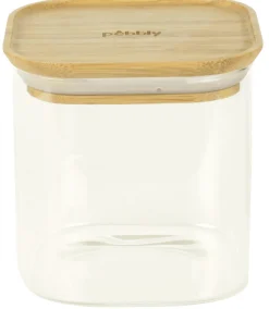 Pebbly Voorraadpot Rond Hout 800 ml Hot