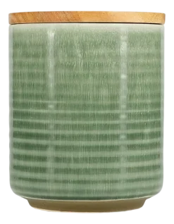 Voorraadpot Salt & Pepper Cameo Green 12,5 x 15,5 cm
