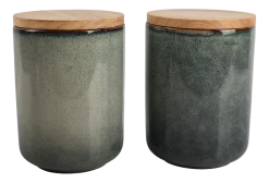 Voorraadpot Salt & Pepper Meridian Groen 12 x 15 cm