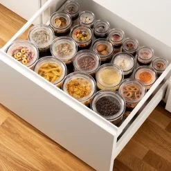 Voorraadpotten Bodum Presso Met Siliconen Band Zwart (Set van 12)