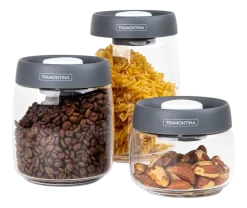 Voorraadpot Tramontina Purezza Grijs 400 ml