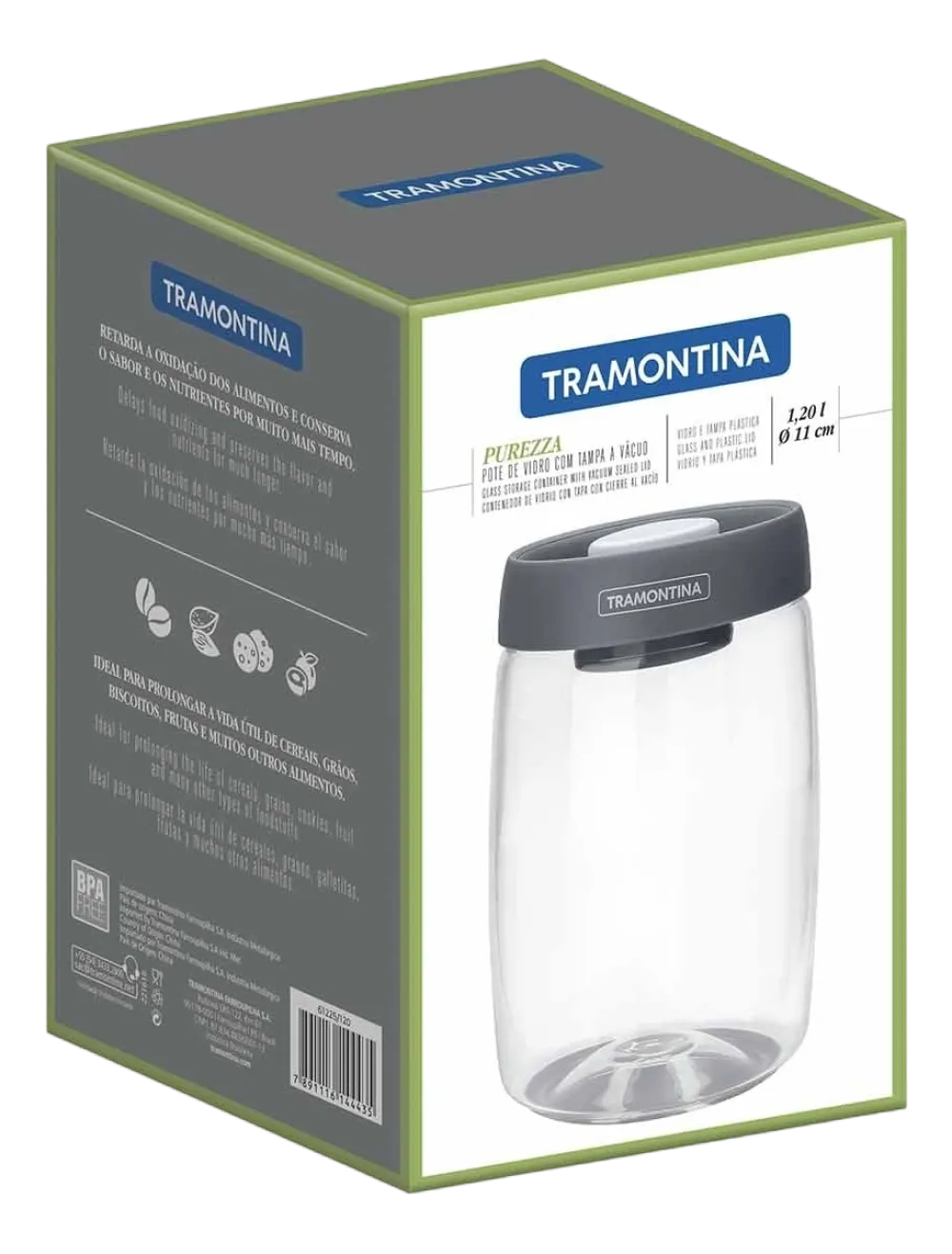 Tramontina Voorraadpot Purezza Grijs New