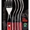 Tramontina Vork Churrasco Rood (Set van 6) Hot