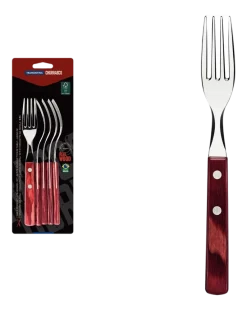 Tramontina Vork Churrasco Rood (Set van 6) Hot