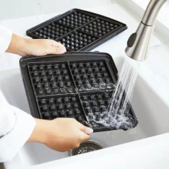 Wafelijzer Greenpan Black