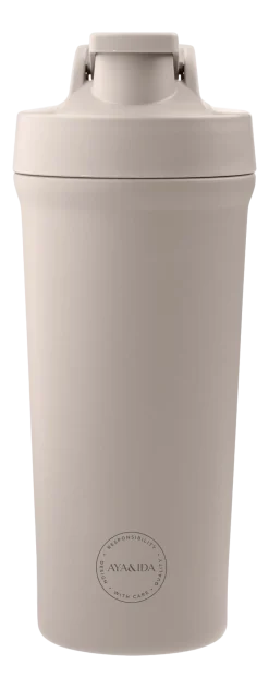 AYA&IDA Waterfles Shaker Bottle Cream Beige 750 ml Discount