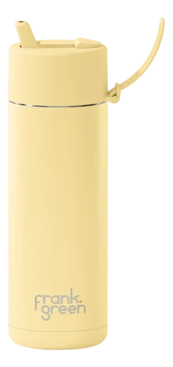 Waterfles Frank Green Ceramic Reusable Bottle Buttermilk 595 ml