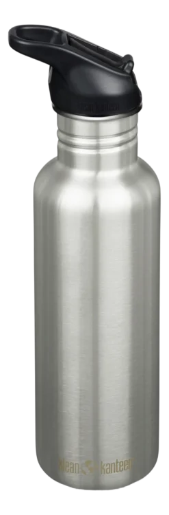 Klean Kanteen Waterfles Classic Narrow 532ml Flip Seal Sport Cap Black Hot
