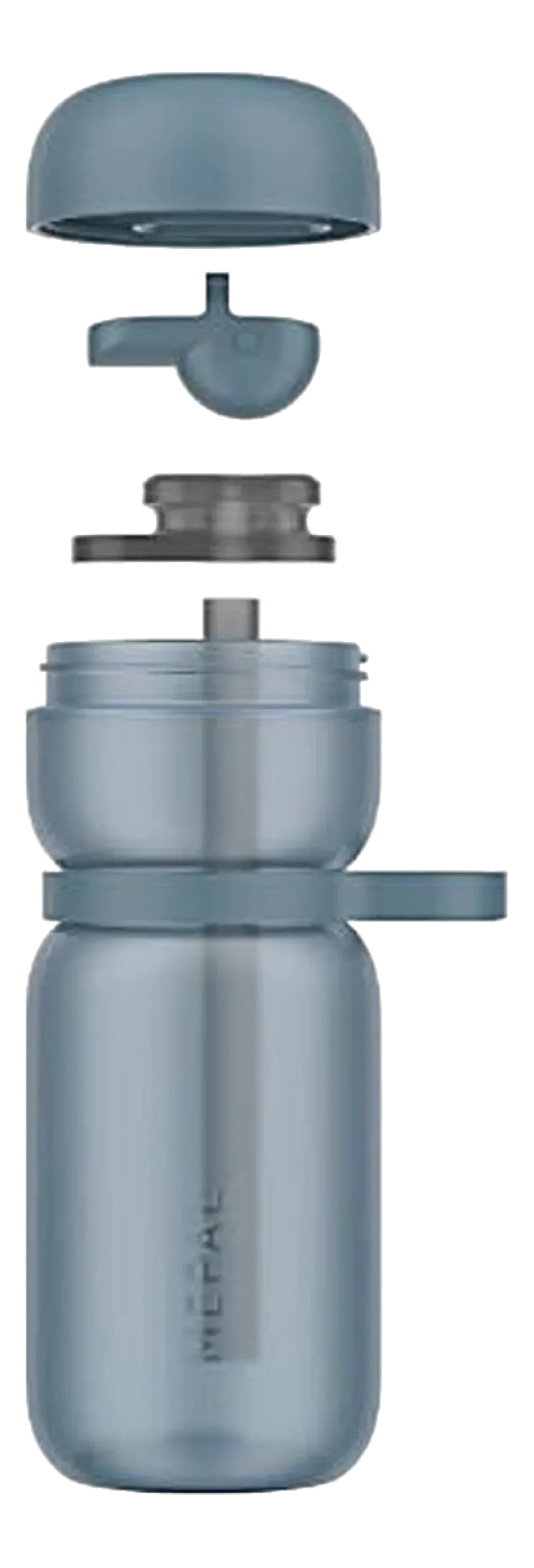 Waterfles Mepal Flip Sport Ceramic White 600 ml
