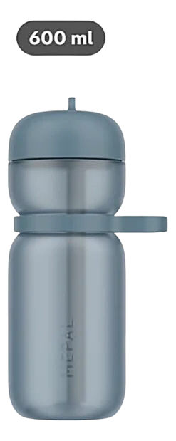 Waterfles Mepal Flip Sport Graphite Black 600 ml