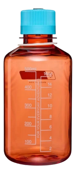 Waterfles Nalgene Narrow-Mouth Flame Blue Atoll 500 ml