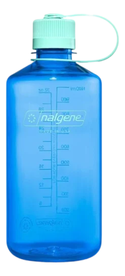 Nalgene Waterfles Narrow Mouth 1000ml Cornflower Blue Outlet
