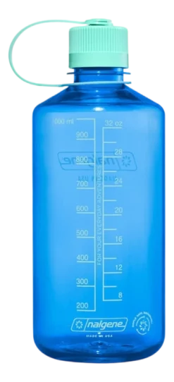 Nalgene Waterfles Narrow Mouth 1000ml Cornflower Blue Outlet