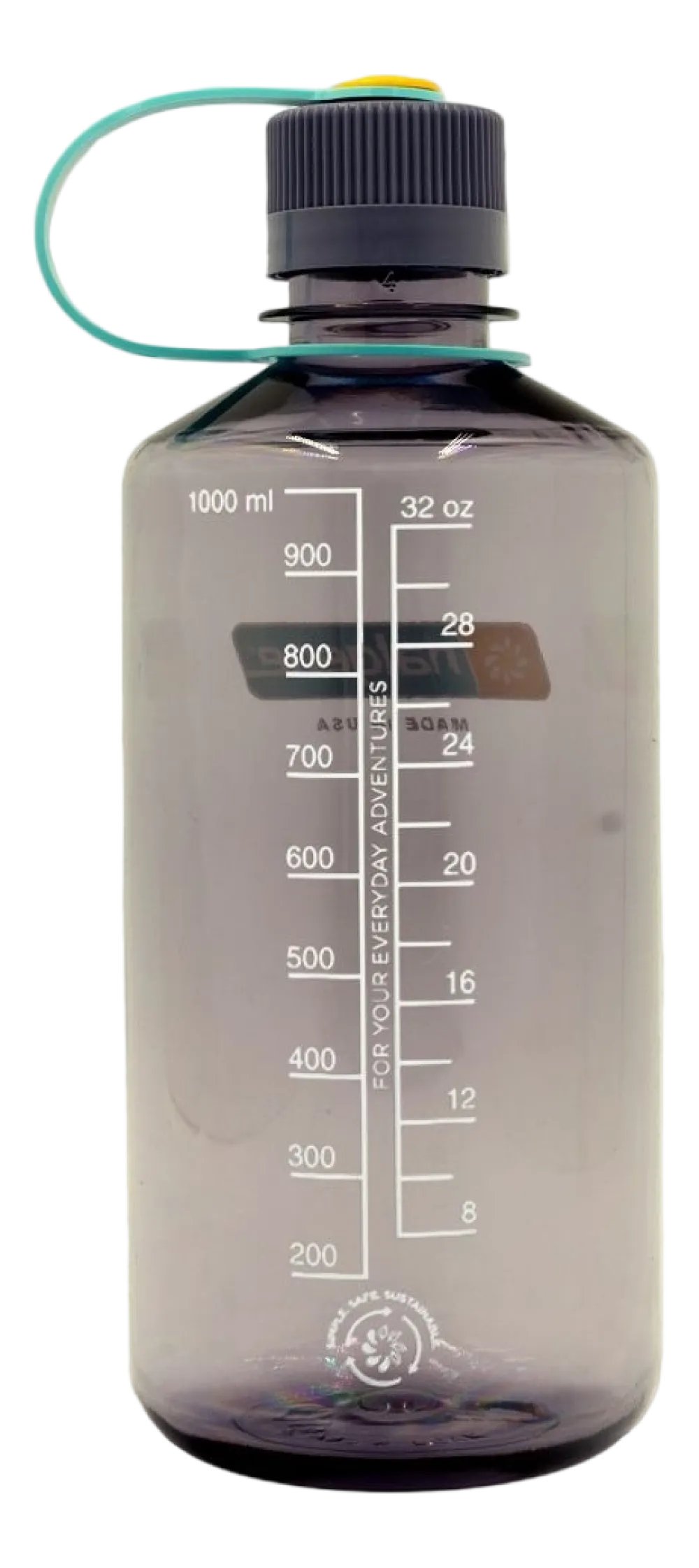 Nalgene Waterfles Narrow Mouth 1000 ml Aubergine Hot