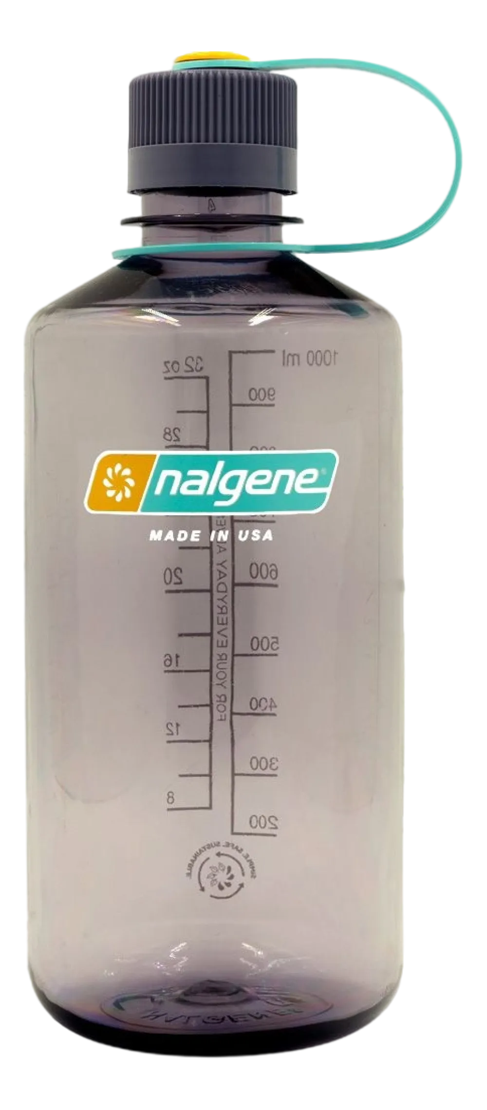 Nalgene Waterfles Narrow Mouth 1000 ml Aubergine Hot