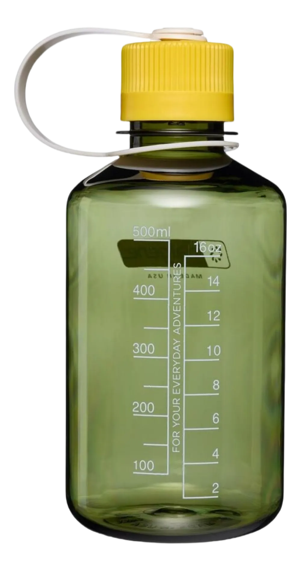 Nalgene Waterfles Narrow-Mouth Oil Green Freesia 500 ml
