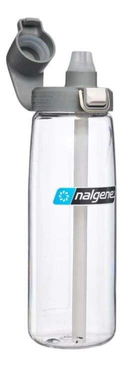 Nalgene Waterfles Straw Bottle Clear / Gray Cap 650 ml Online