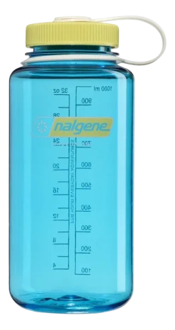 Waterfles Nalgene Wide-Mouth Blue Atoll Endive 1 L