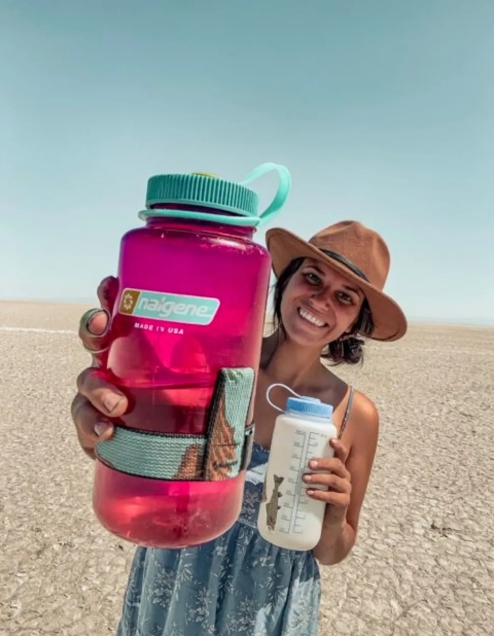 Waterfles Nalgene Wide Mouth 1000 ml Eggplant