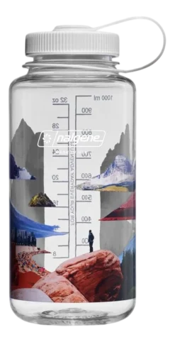 Waterfles Nalgene Wide Mouth 1000ml Mixed Landscapes
