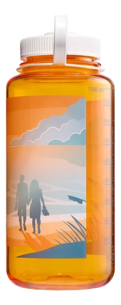 Waterfles Nalgene Wide Mouth 1000ml Landscape Sunset