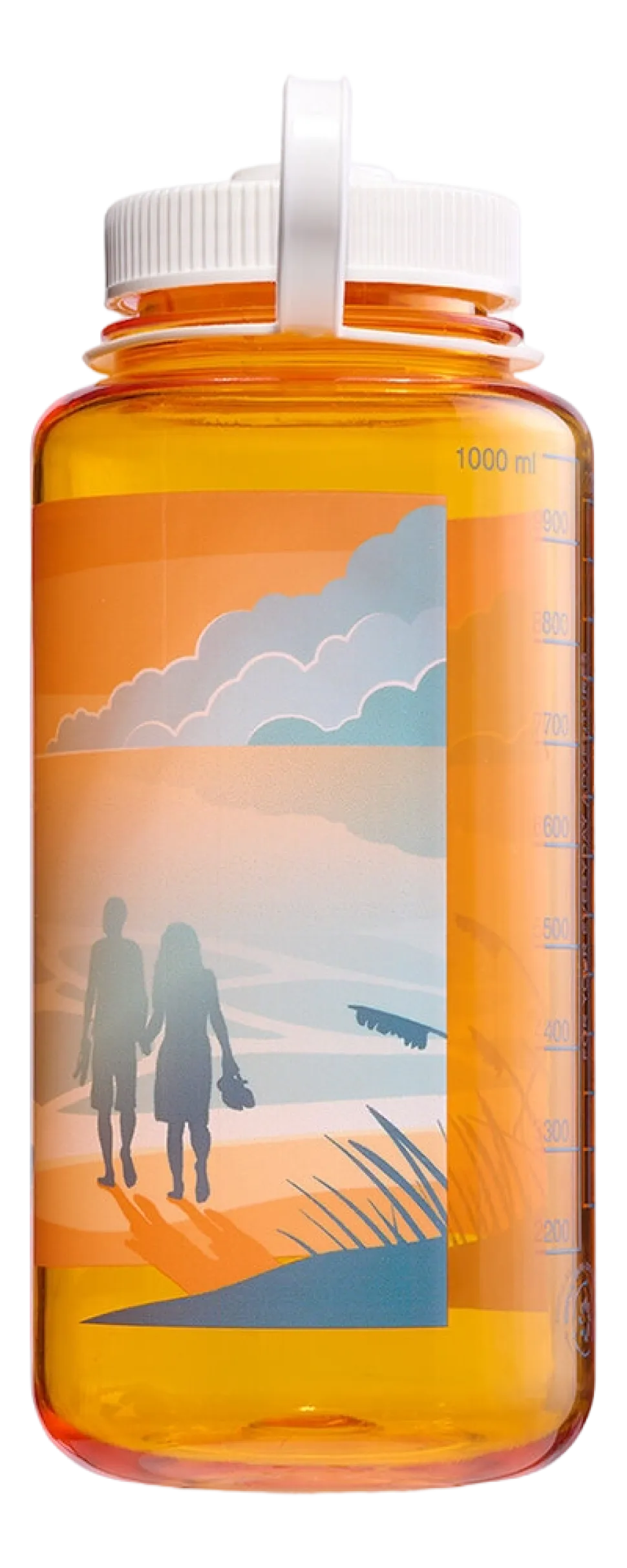 Waterfles Nalgene Wide Mouth 1000ml Landscape Sunset