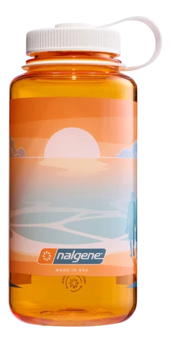 Waterfles Nalgene Wide Mouth 1000ml Landscape Sunset