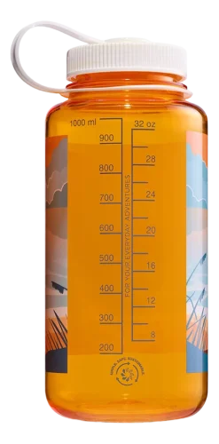Waterfles Nalgene Wide Mouth 1000ml Landscape Sunset