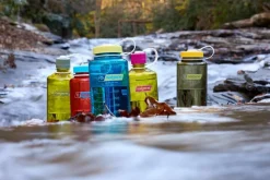 Waterfles Nalgene Wide-Mouth Flame Blue Atoll 500 ml