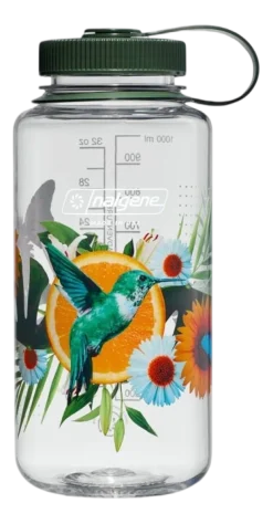 Waterfles Nalgene Wide Mouth 1000ml Citrus Hummingbird