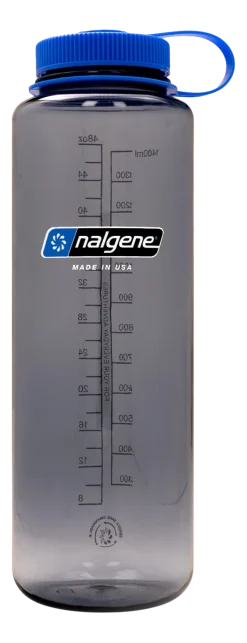 Waterfles Nalgene Wide Mouth 1500 ml Silo Gray