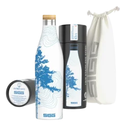 Waterfles Sigg Meridian Sumatra Tree White-Blue 0,5L