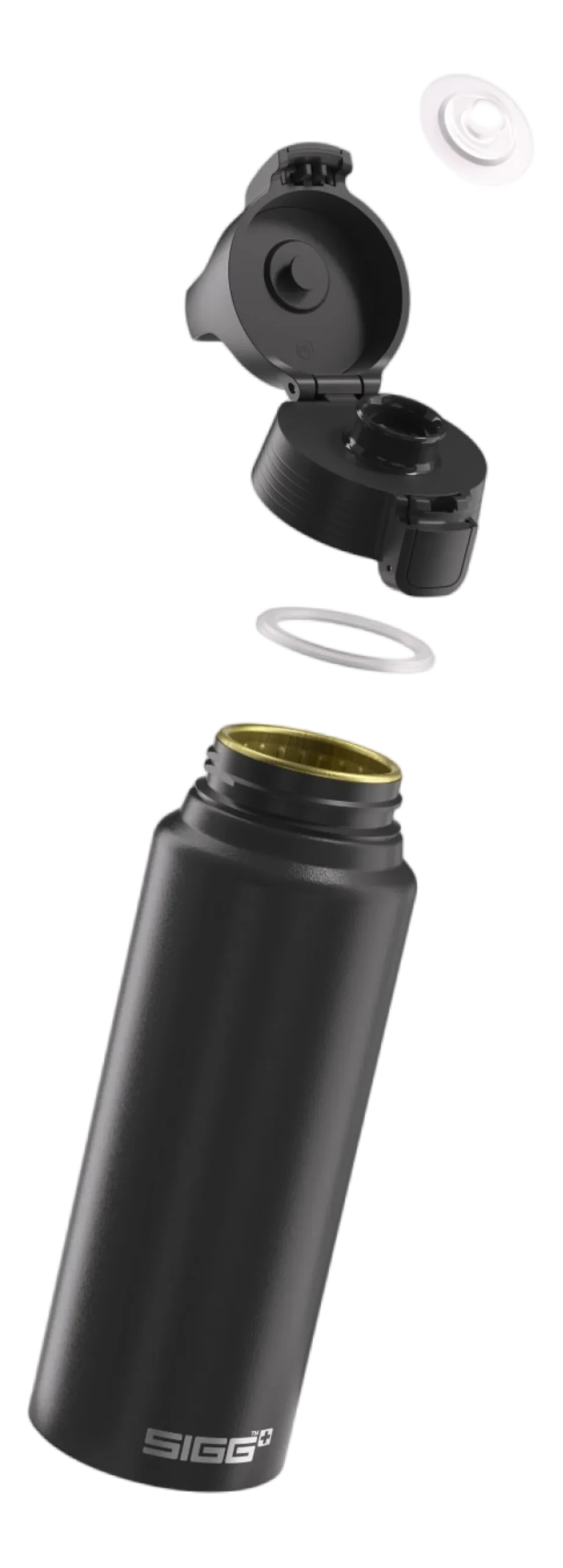 Waterfles Sigg WMB One Black 1,0L