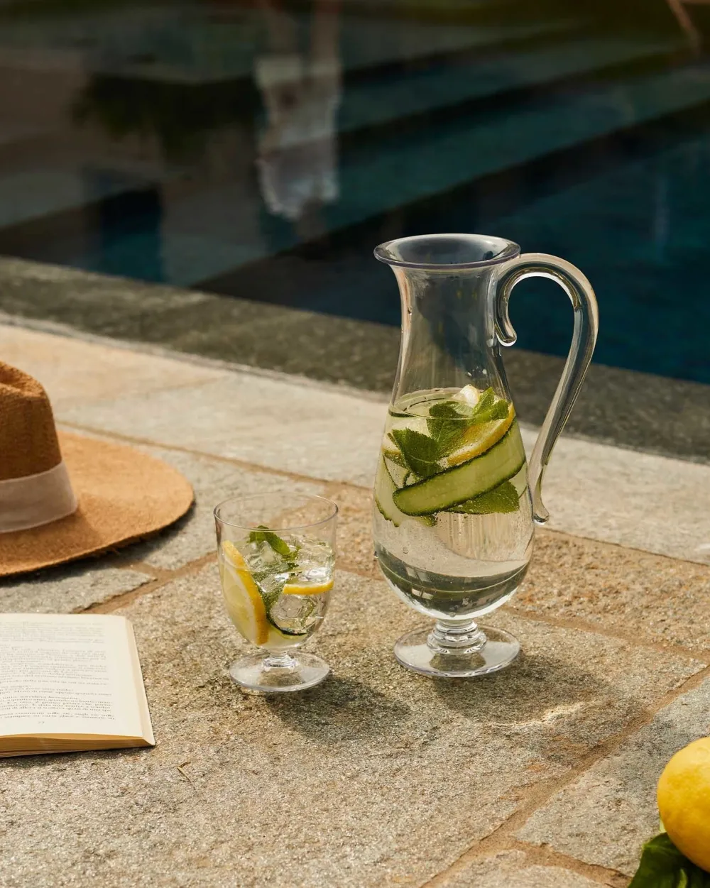 Alessi Waterglas Dressed En Plein Air Transparant 300 ml (Set van 4)