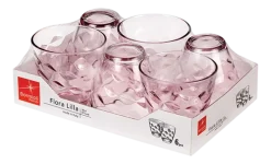 Waterglas Bormioli Rocco Flora Lila 25 cl (Set van 6)