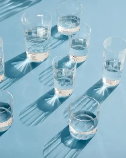 HAY Waterglas Angle Glass Tall H13 Clear (Set van 4) Outlet