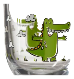 Leonardo Waterglas Bambini Krokodil 280 ml (Set van 6) New