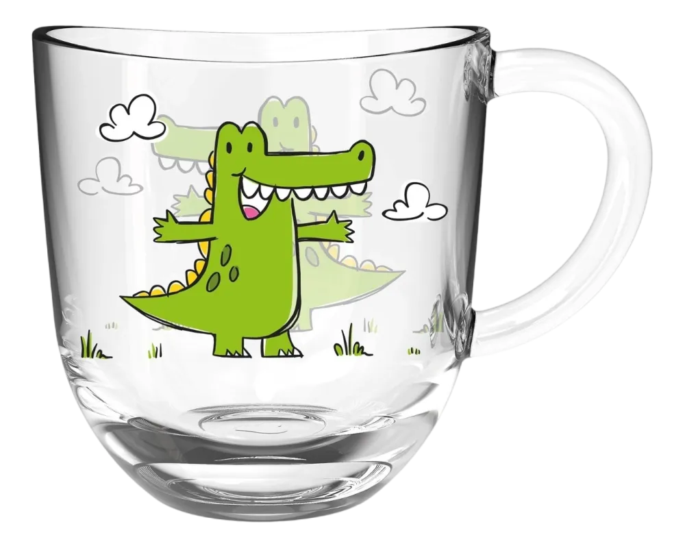 Leonardo Waterglas Bambini Krokodil 280 ml (Set van 6) New