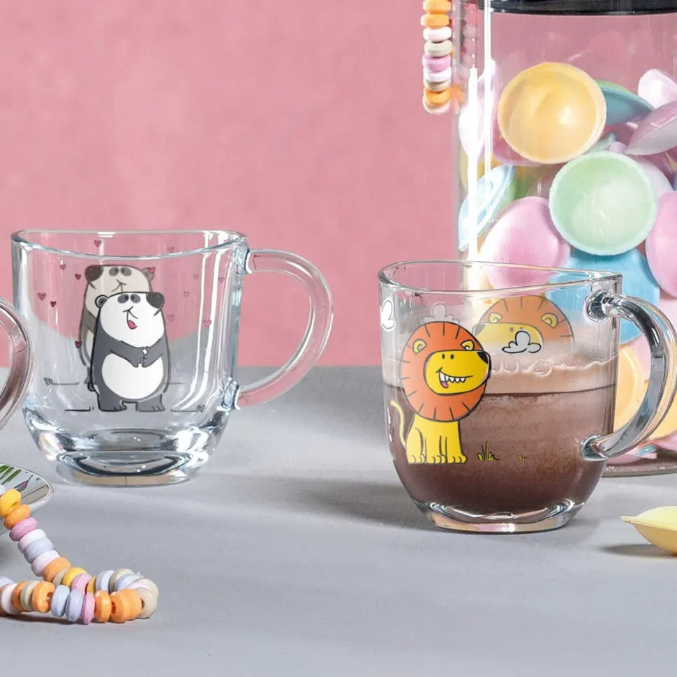 Waterglas Leonardo Bambini Panda 280 ml (Set van 6)