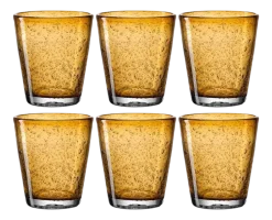Waterglas Leonardo Burano Amber 330 ml (Set van 6)