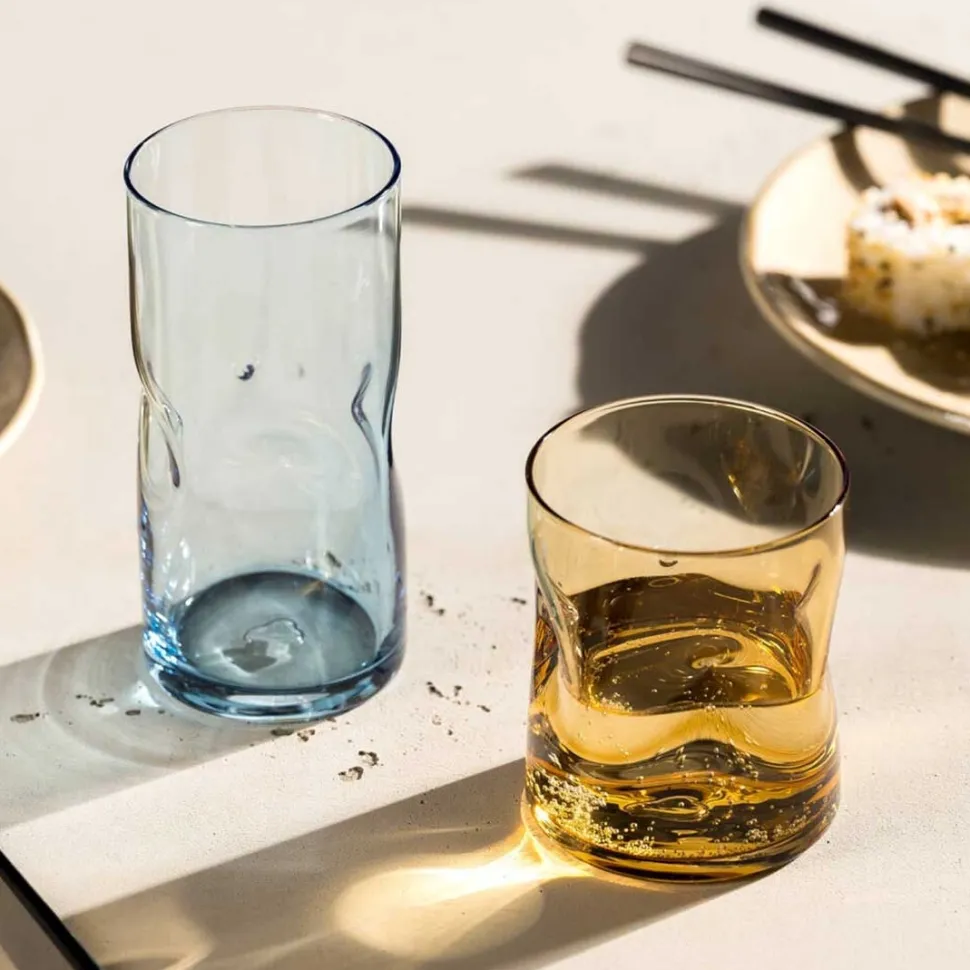 Waterglas Leonardo Vesuvio Amber 300 ml (Set van 4)