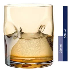 Waterglas Leonardo Vesuvio Amber 300 ml (Set van 4)