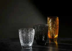 Missoni Waterglas Zig Zag Grey 350 ml (Set van 6) Clearance
