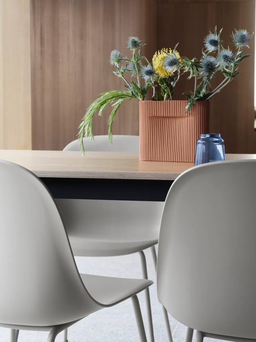 Waterglas Muuto Raise Dark Blue 200 ml (Set van 2)